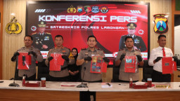 Polres Lamongan Ungkap Jaringan Ganjal ATM Lintas Daerah, 5 Tersangka Residivis Diamankan ‎