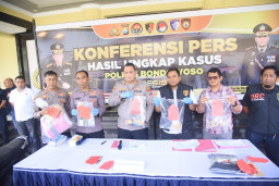 Polres Bondowoso Amankan DPO Kasus Curanmor di Tol Kalikangkung Jawa Tengah ‎