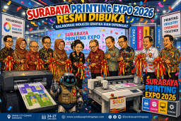 Surabaya Printing Expo 2026 Resmi Dibuka, Kolaborasi Industri Grafika Kian Diperkuat