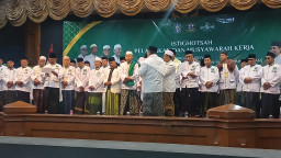 Istighosah, Pelantikan, dan Musyawarah Kerja Idaroh Syu'biyyah JATMAN Kota Surabaya Berlangsung Khidmat