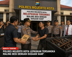 Dugaan Tangkap Lepas Kasus Pencurian Besi di Mojokerto Kota, Tiga Terduga Pelaku Dikabarkan Dipulangkan
