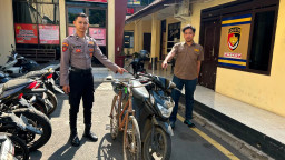 Polres Pasuruan Kota Amankan Tersangka Pencuri Motor di Pohjentrek