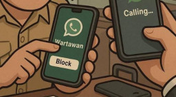 Tak Terima Diberitakan Tangkap Lepas Kasus Pencurian Besi, Kasat Reskrim Blokir WhatsApp Media