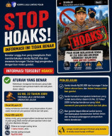 Korlantas Polri: Masyarakat Diimbau Tidak Mudah Percaya Hoaks Terkait Polisi Akan Denda Rp250 Ribu untuk Ban Gundul ‎