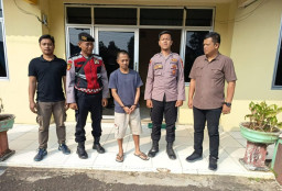 Penyidik Polsek Pagelaran limpahkan tersangka pembunuh Agnes Wulandari ke JPU Kejari Pringsewu