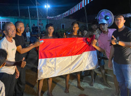 Kemeriahan HUT RI ke-81 di Pekon Pamenang Pringsewu: Ratusan Warga Padati Lapangan Bola Voli untuk Lomba Tradisional 