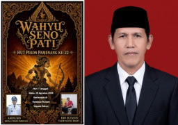 Rayakan HUT ke-22, Pekon Pamenang Gelar Pagelaran Wayang Kulit "Wahyu Seno Pati" di Kediaman Kepala Pekon Amin udin