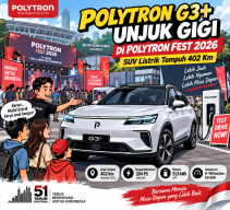 Polytron G3+ Unjuk Gigi di Polytron Fest 2026, SUV Listrik Tempuh 402 Km