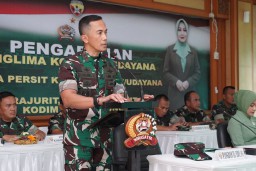 Kunjungi Satuan Teritorial, Pangdam Ingatkan Prajurit Banyak Inisiatif, Peka dan Cepat Respon sif