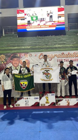 Prajurit Yonif 900/SBW Raih Medali perak di Kejuaraan Taekwondo 2024 Pangkostrad Cup