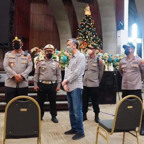 Jelang Natal 2021, Kapolresta Sidoarjo Cek Kesiapan Gereja