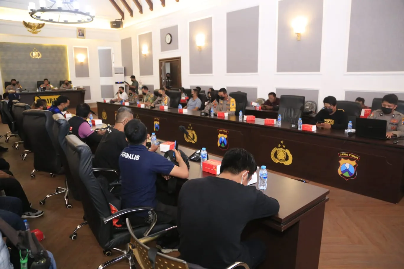Polrestabes Surabaya Gelar Rilis Akhir Tahun Kasus Kriminal Mendomenasi