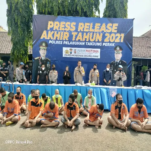 Polres Tanjung Perak Surabaya Gelar Akhir Tahun 2021 dan Pengamanan Tahun baru