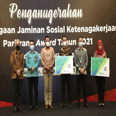 Apresiasi Pemda dan Pelaku Dunia Usaha, Pemprov Jatim Berikan Penghargaan Paritrana Award 2021