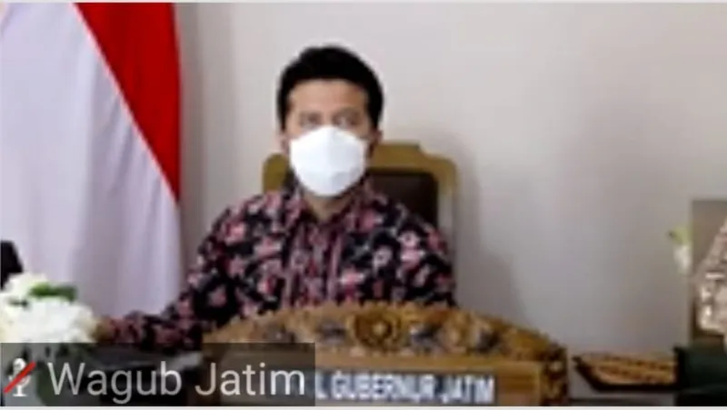 Wagub Jatim Ikuti Silaturahmi Virtual Sektor Jasa Keuangan