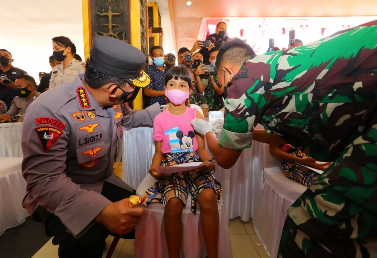 Kapolri Minta Forkopimda Maluku Terus Lakukan Akselerasi Vaksinasi Kejar Target 70 Persen