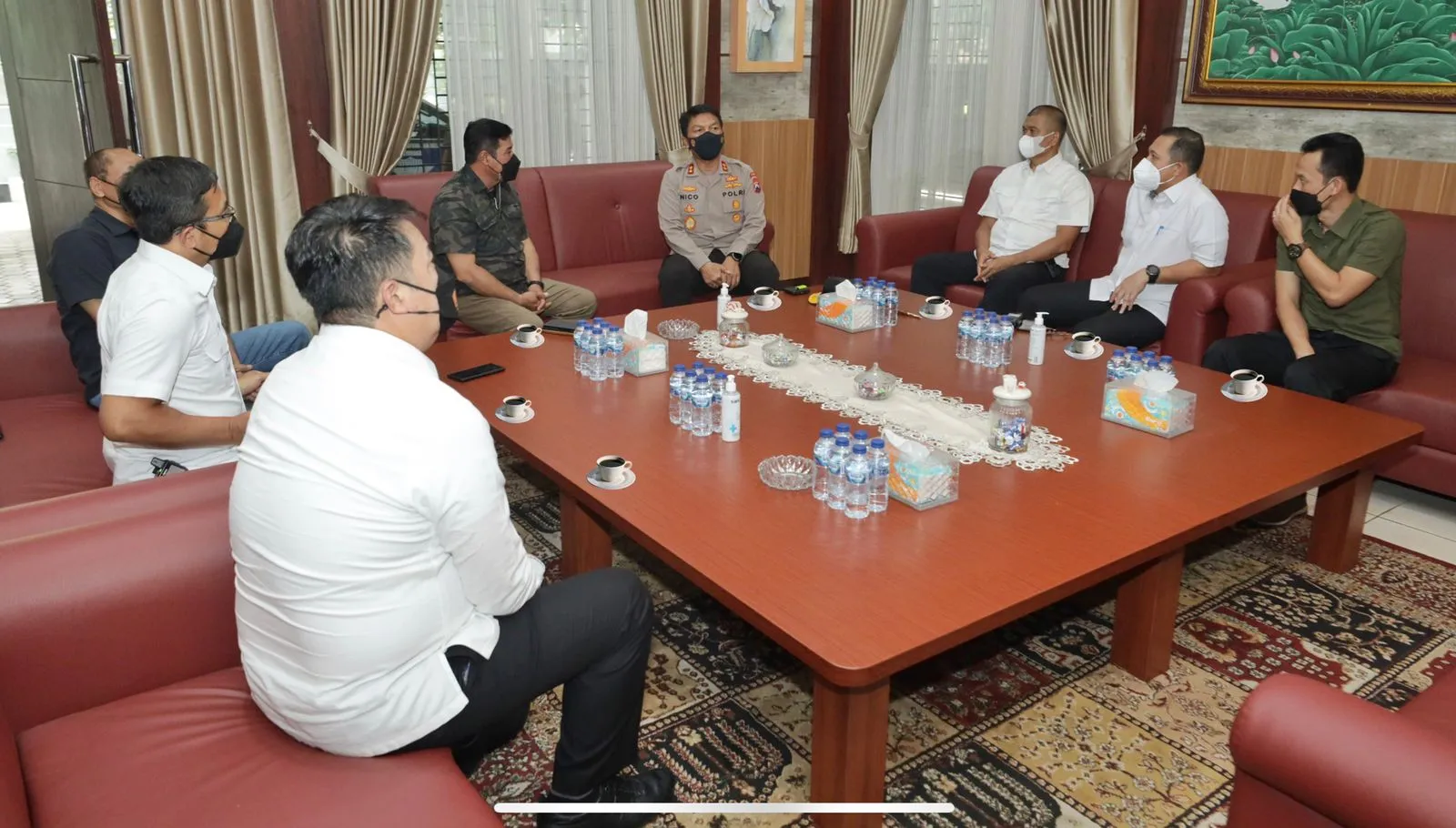 Obrolan Hangat Kapolda Jatim dengan Kabinda Jatim, Tingkatkan Sinergitas untuk Jatim yang kondusif