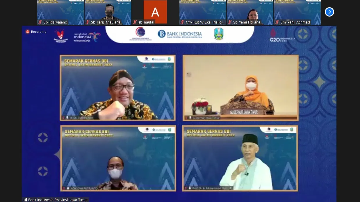 SEMARAK GERAKAN NASIONAL BANGGA BUATAN INDONESIA: Optimis Jatim Bangkit 2022