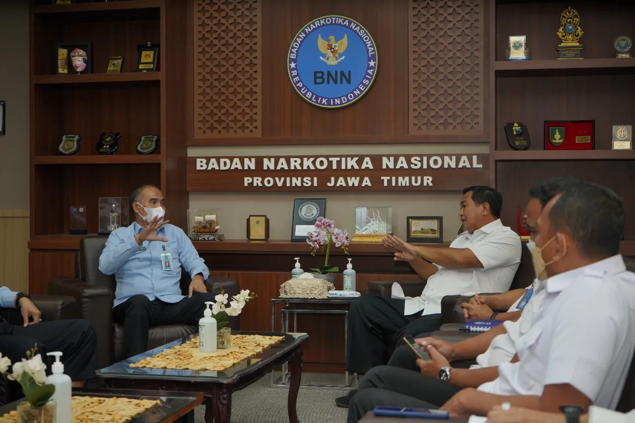 Kemenkumham-BNNP Jatim Siap Kolaborasi P4GN di Lapas/ Rutan