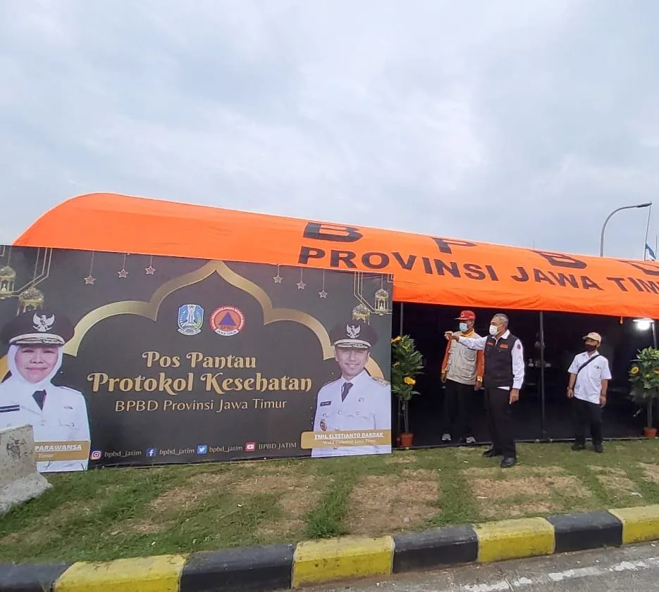 Pantau Prokes Pemudik Lebaran, BPBD Jatim Dirikan Tujuh Pos Pantau Prokes