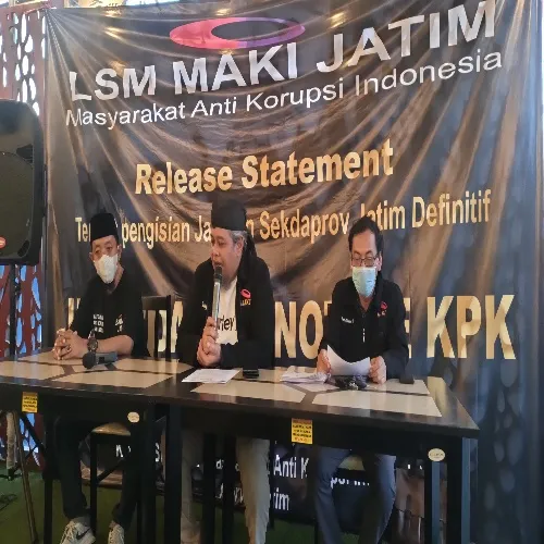 LSM MAKI Jatim Menolak Adi Karyono Sebagai Calon Sekdaprov Jawa Timur