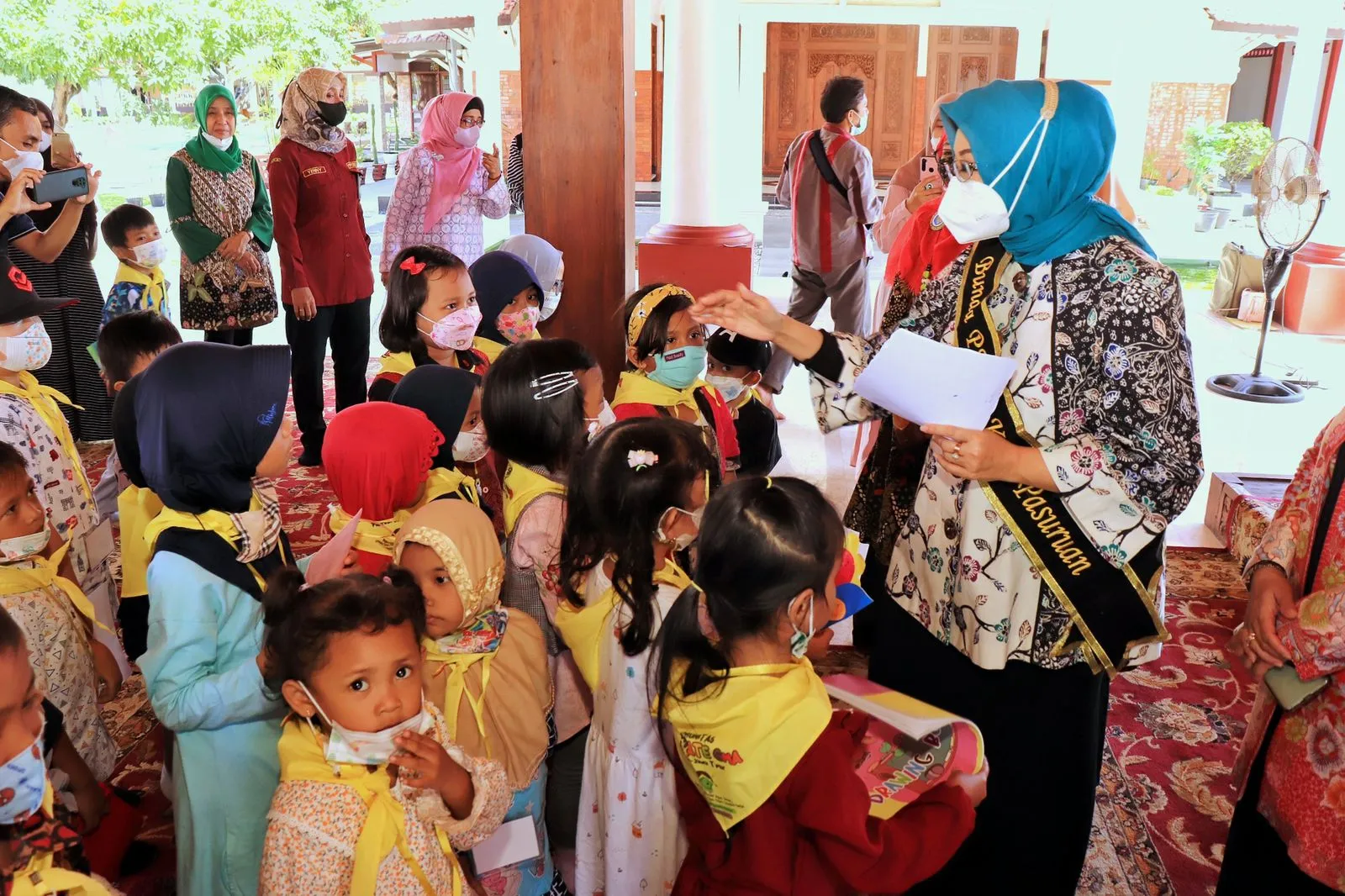 Terima Kunjungan Komunitas Playdate GMA, Bunda Fatma Sampaikan Pentingnya Pendidikan Usia Dini
