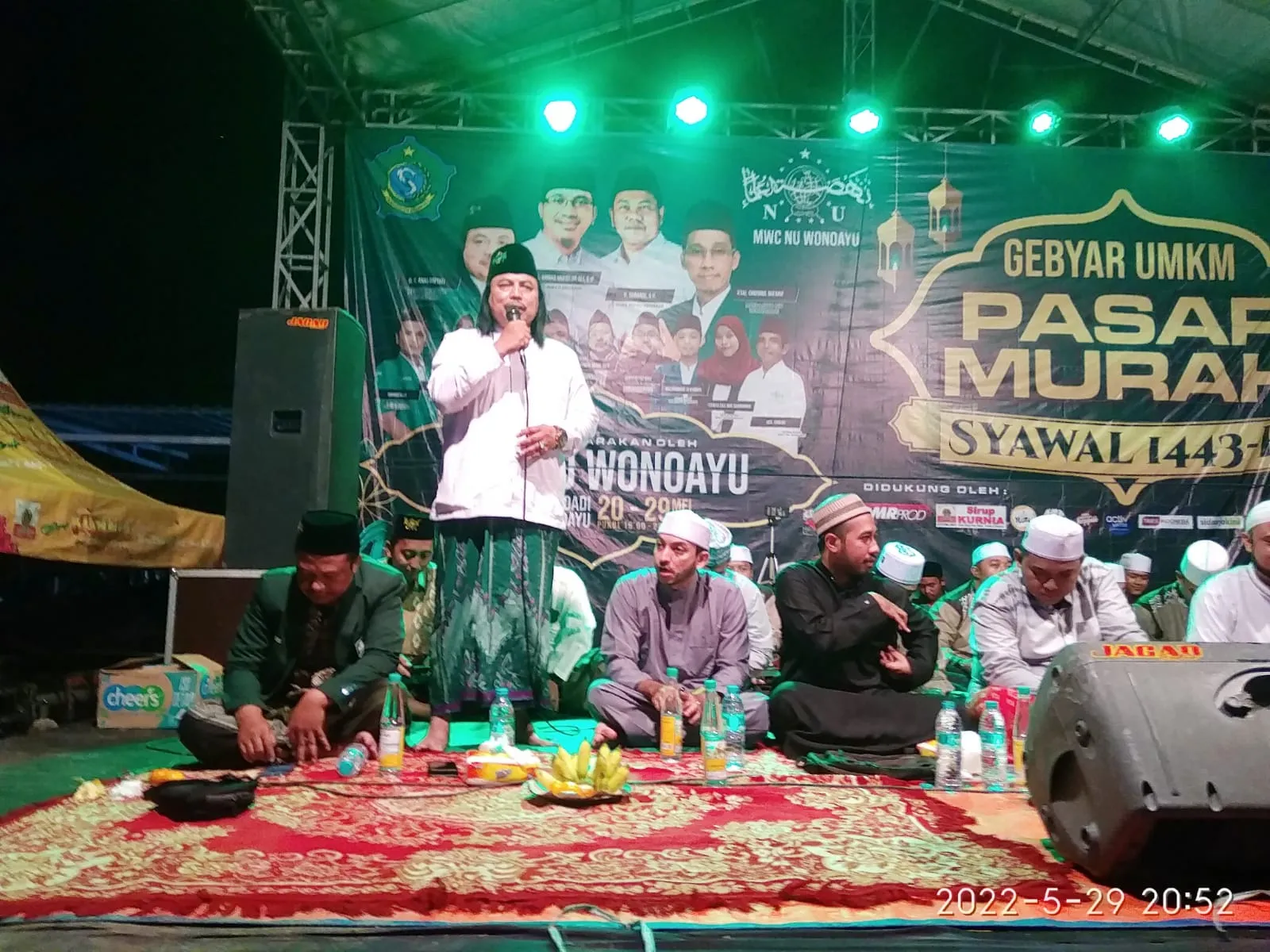 Anas Dimyati Ketua MWCNU Wonoayu Tutup Gebyar UMKM Pasar Murah