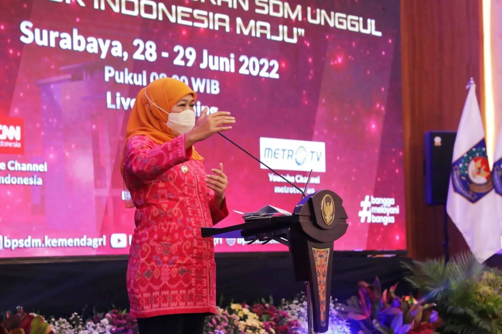 Gubernur Khofifah : Kualitas SDM ASN Harus Diikuti Integritas Yang Kuat