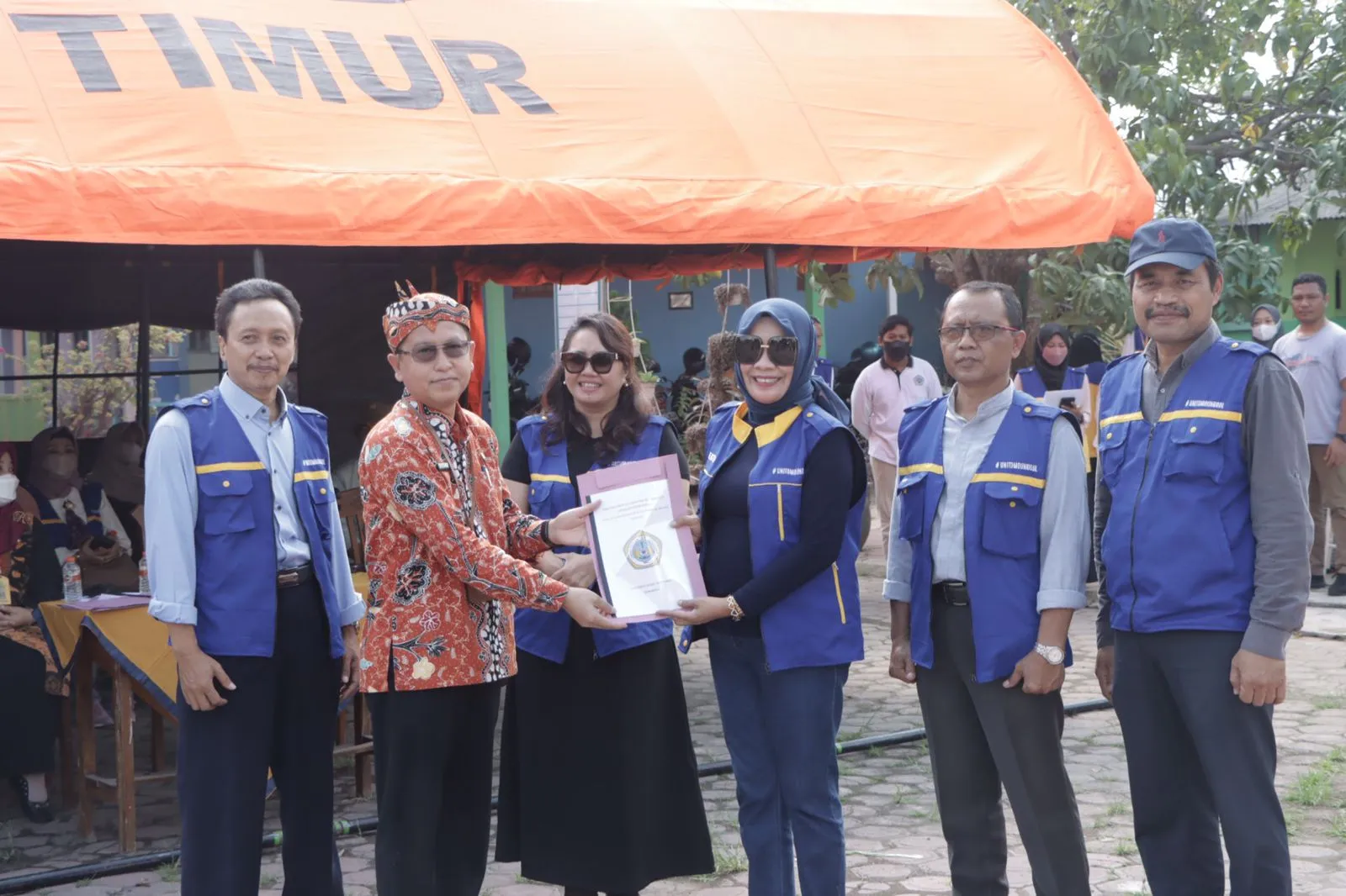 Tutup Rangkaian KKN Tematik SMAB dengan Simulasi Penanggulangan Bencana Putig Beliung