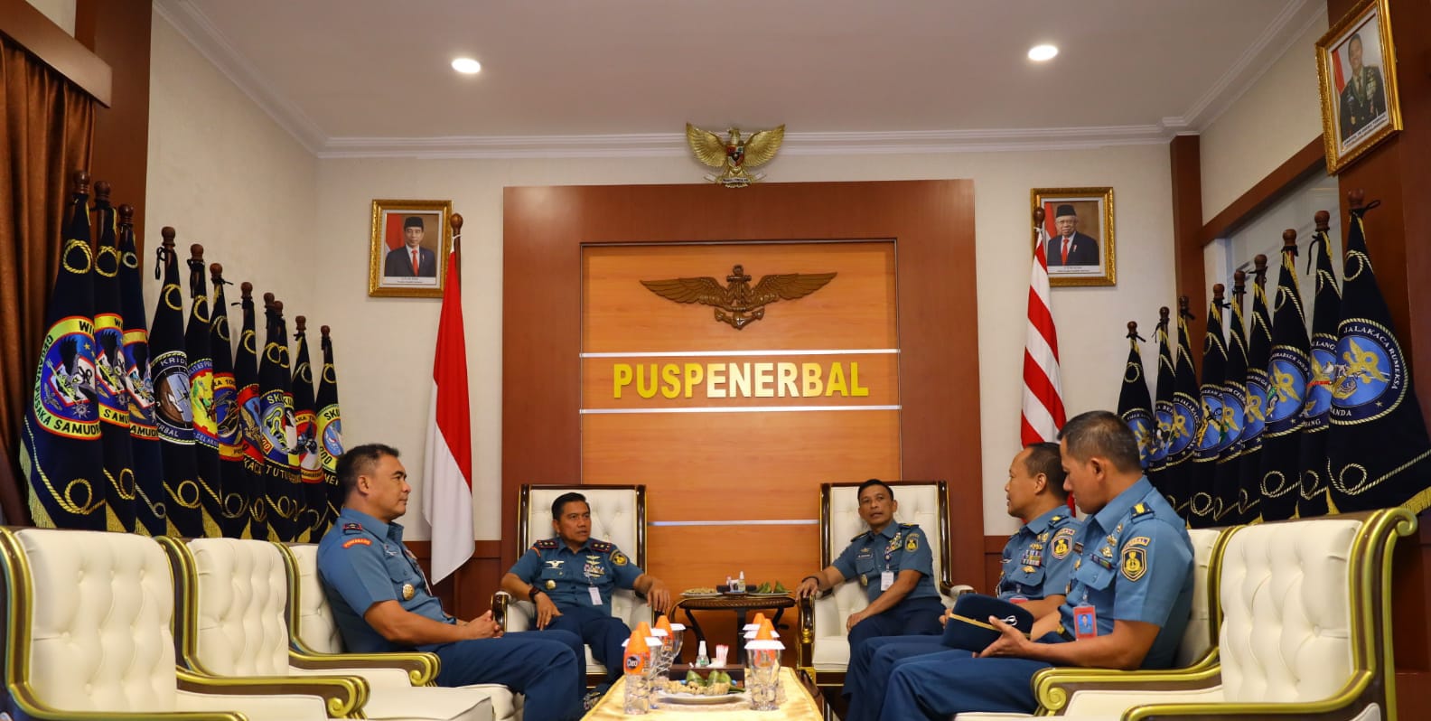 KUNJUNGAN KERJA SEKDISKUAL KE PUSAT PENERBANGAN TNI AL