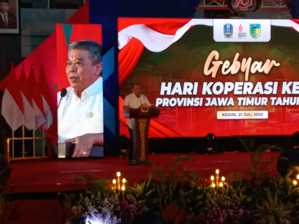 Seribu Orang Gerakan Koperasi Se Jatim Hadiri Puncak Hari Koperasi Ke 75
