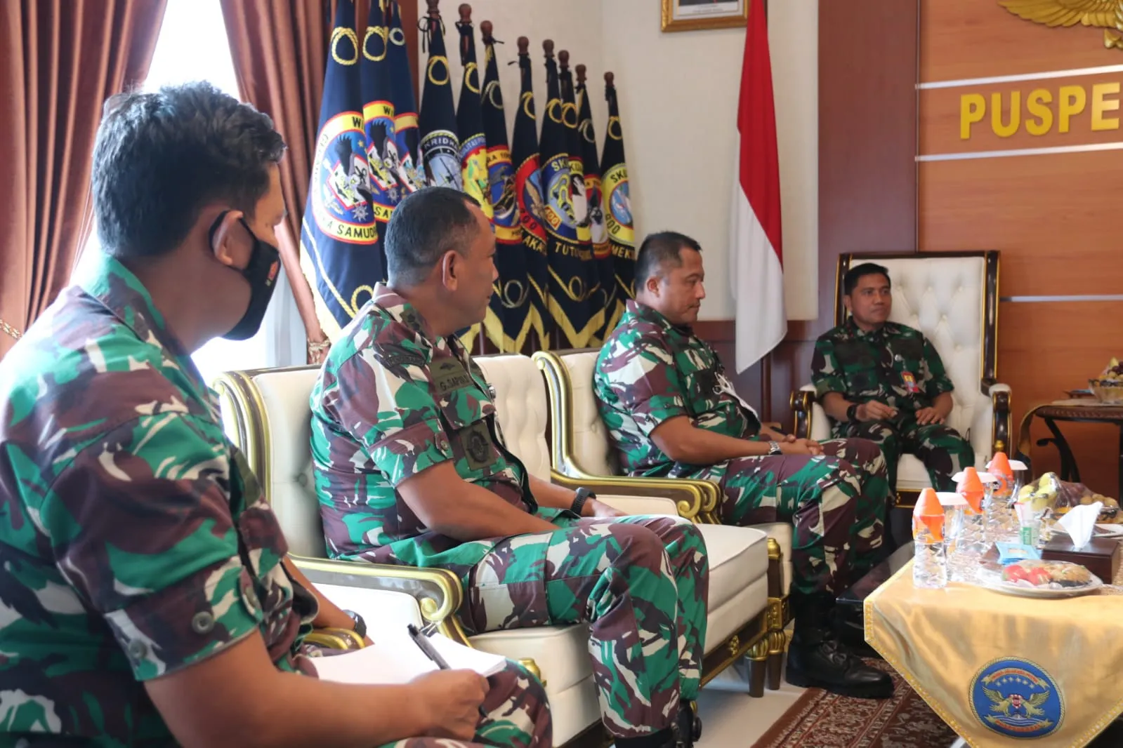 KOMANDAN PUSPENERBAL SAMBUT KEDATANGAN COURTESY CALL (CC) KOMANDAN STTAL