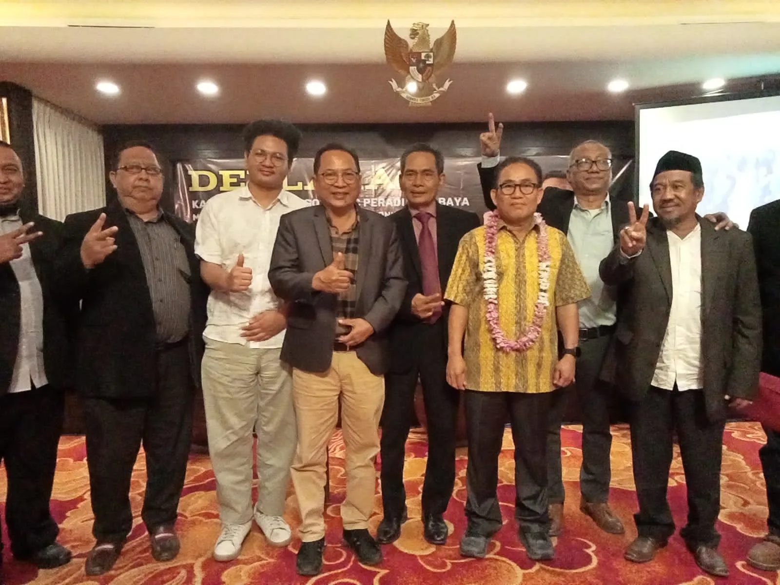 Deklarasi DPC Peradi Surabaya Mengusung Harianto Kembali Menjadi Ketua Dengan Masa Bhakti 2022 - 2027
