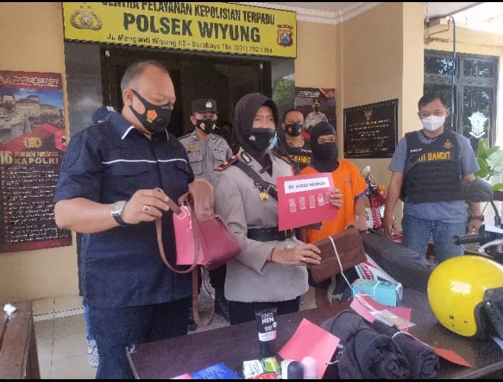 Lagi - Lagi Pelaku Jambret Diringkus Polsek Wiyung