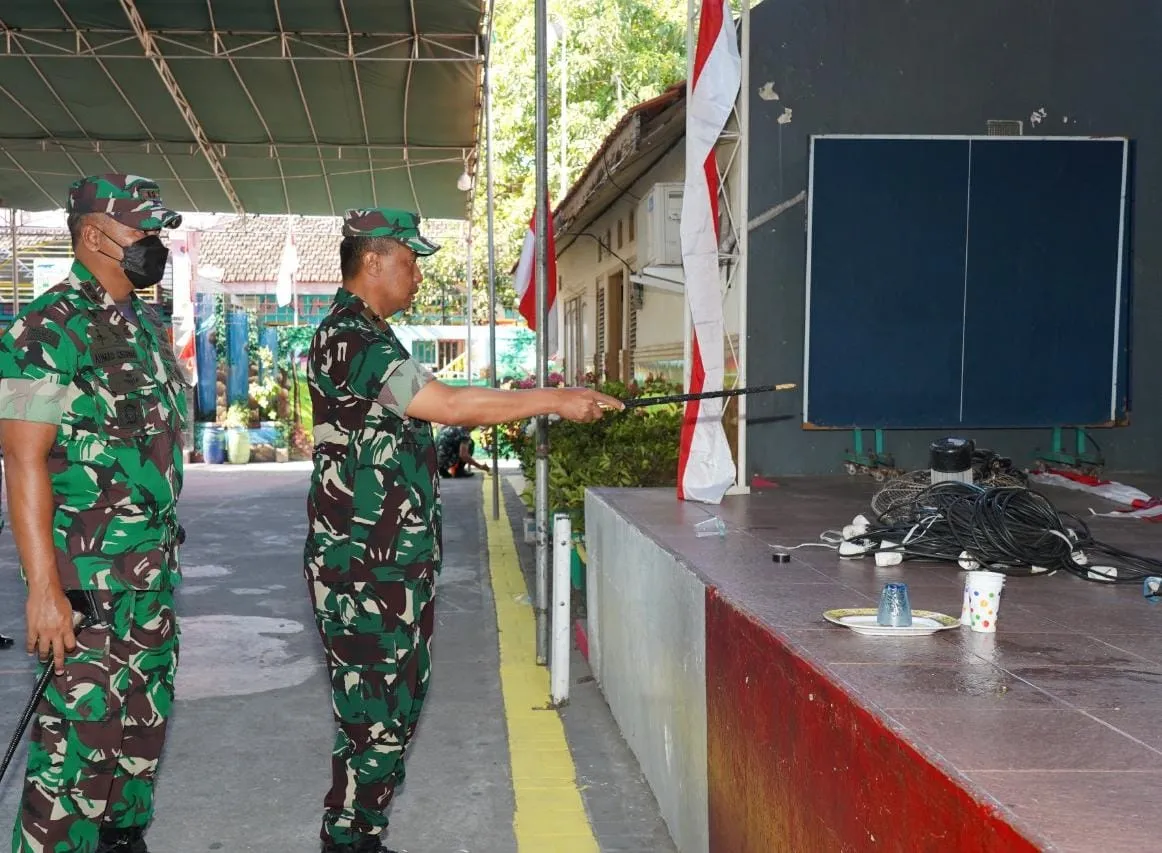 Danrem 084/BJ Tinjau Objek Sasaran yang akan dikunjungi oleh Kepala Staf Angkatan Darat