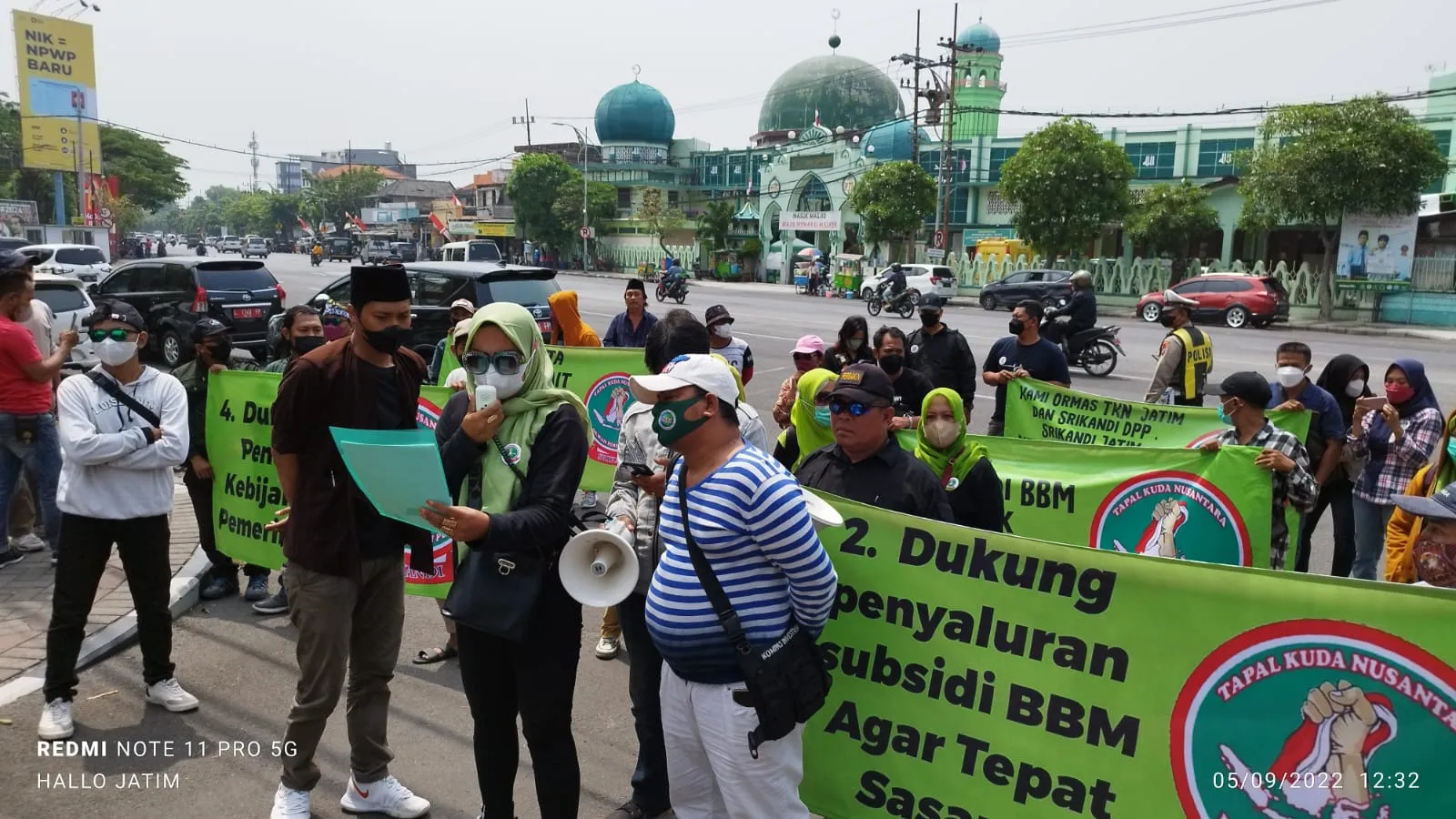 Srikandi DPP Tapal Kuda Turun ke Jalan Mendukung Kenaikan BBM