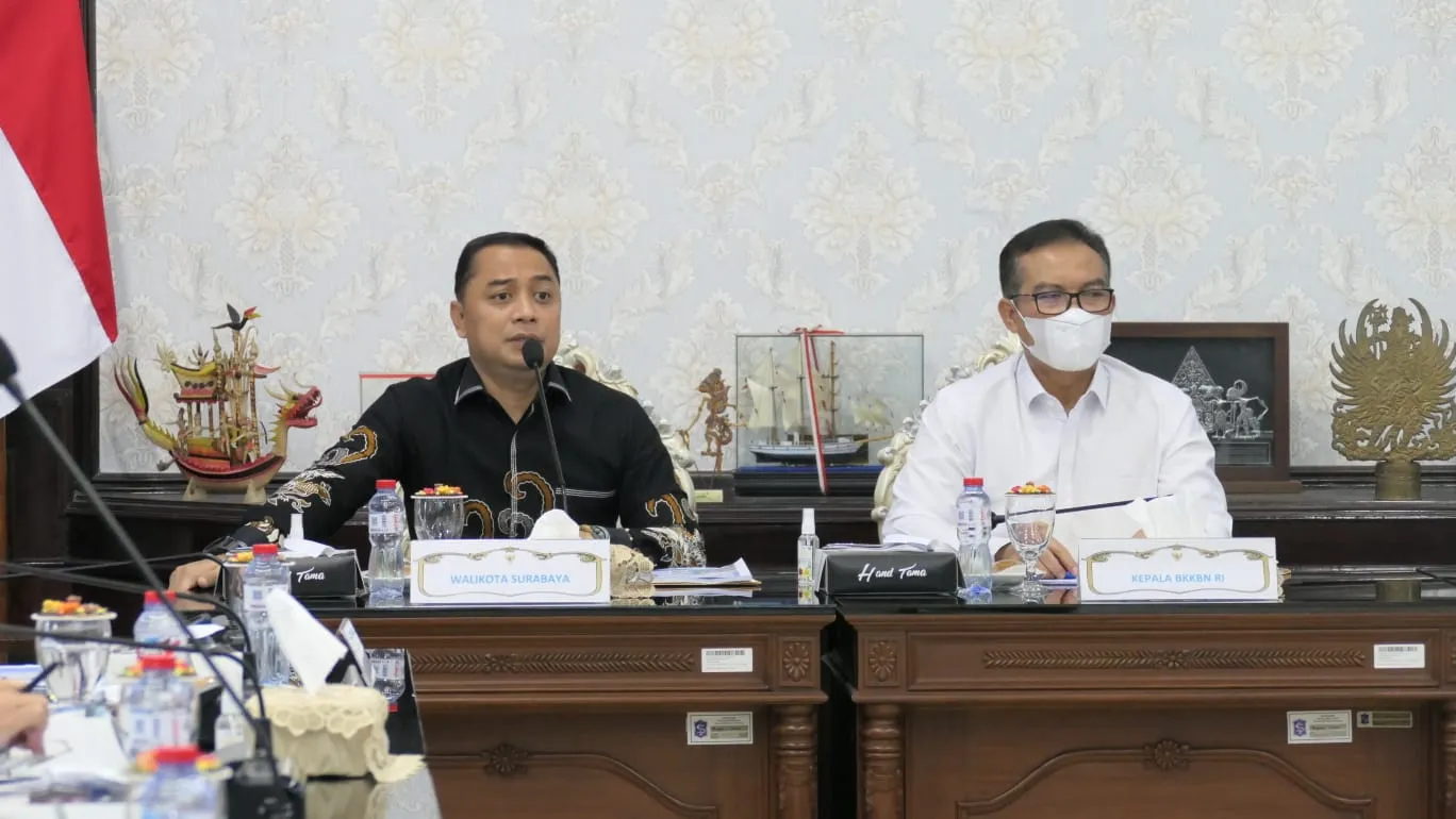 Kepala BKKBN Temui Walikota Surabaya Bahas Konvergensi Percepatan Penurunan Stunting