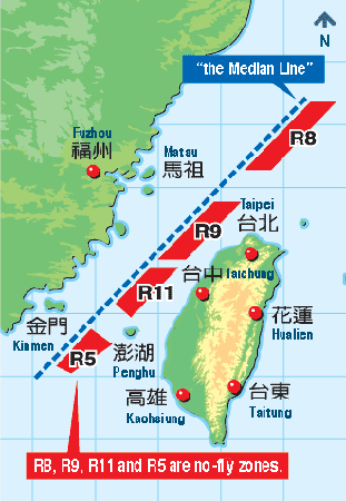 Kawasan Status quo dan Perdamaian di Garis Tengah Selat Taiwan