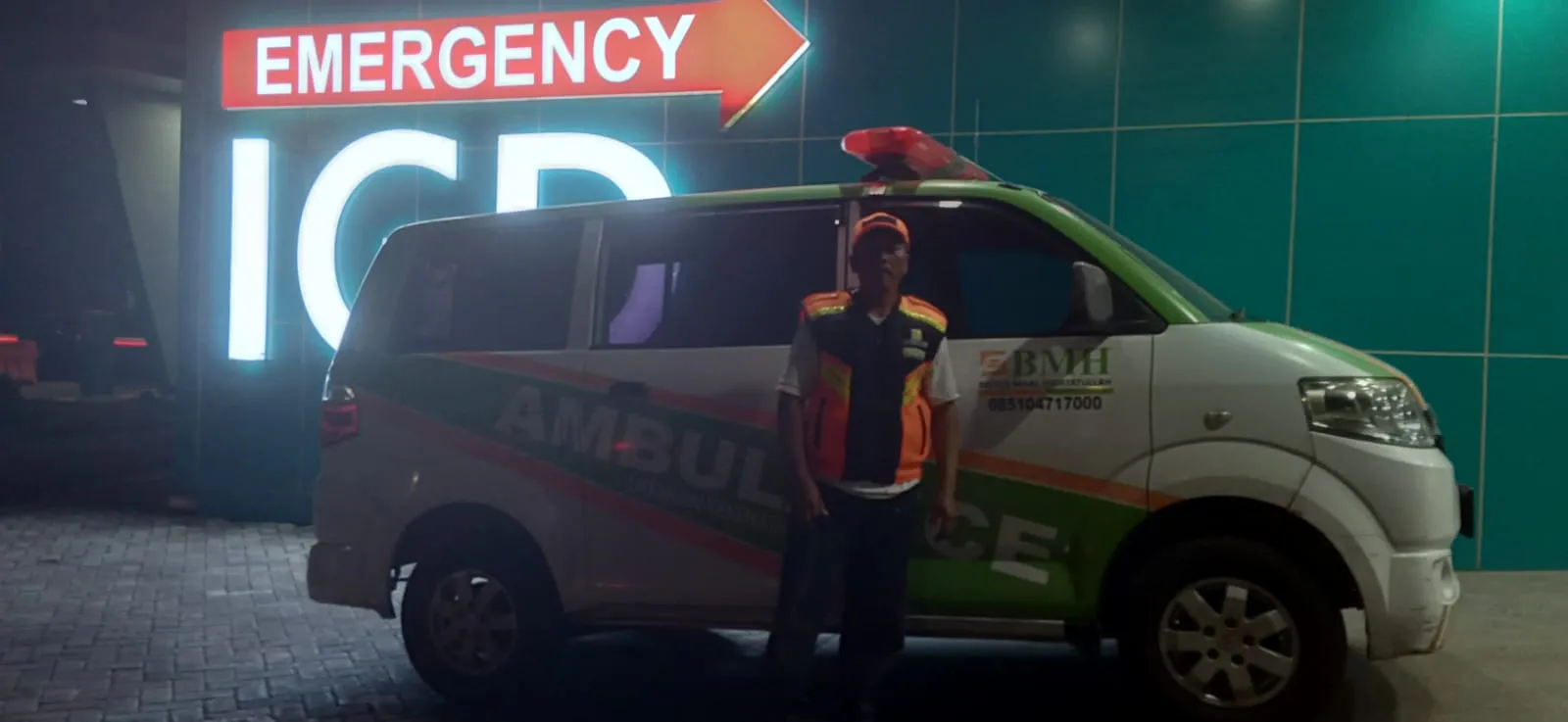 LAZNAS BMH SIAGAKAN 7 AMBULANCE, UNTUK LAYANAN KORBAN KANJURUHAN