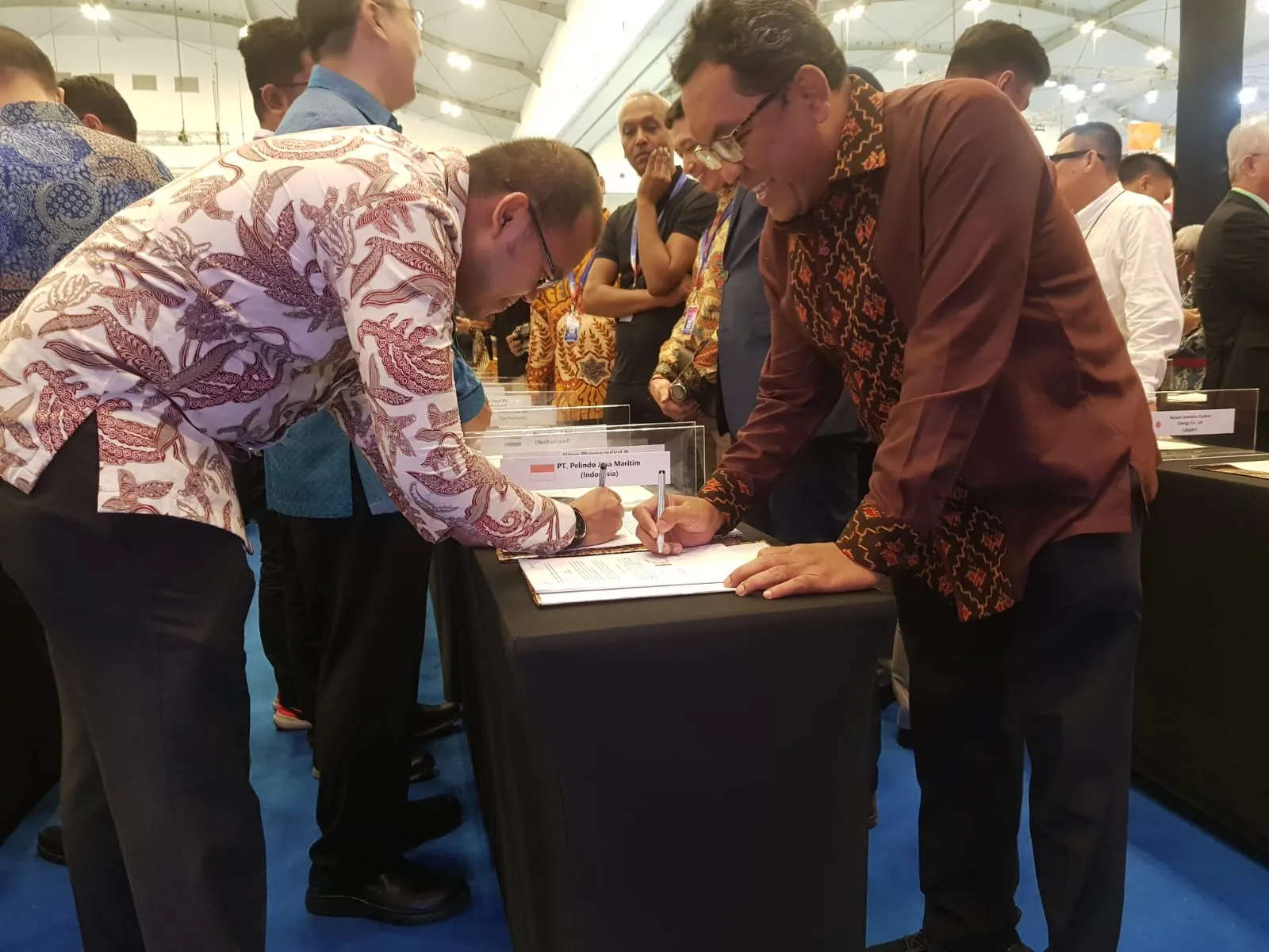 PT Solusi Teknologi Samudera (STS) MOu Bersama PT Pelindo Jasa Maritim (PJM) Terkait Investasi Pengembangan Onshore Power Supply di Lingkungan