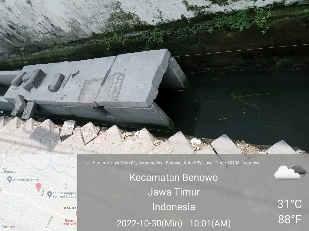 Pemasangan Box Culvert Di Wilayah Sememi Surabaya Diduga Asal asalan