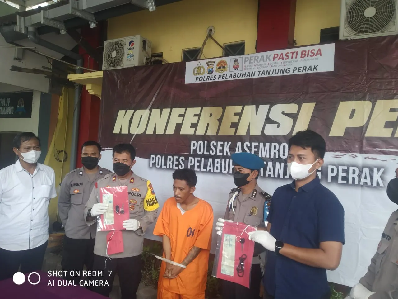 Tukang Parkir diringkus Polsek Asemrowo