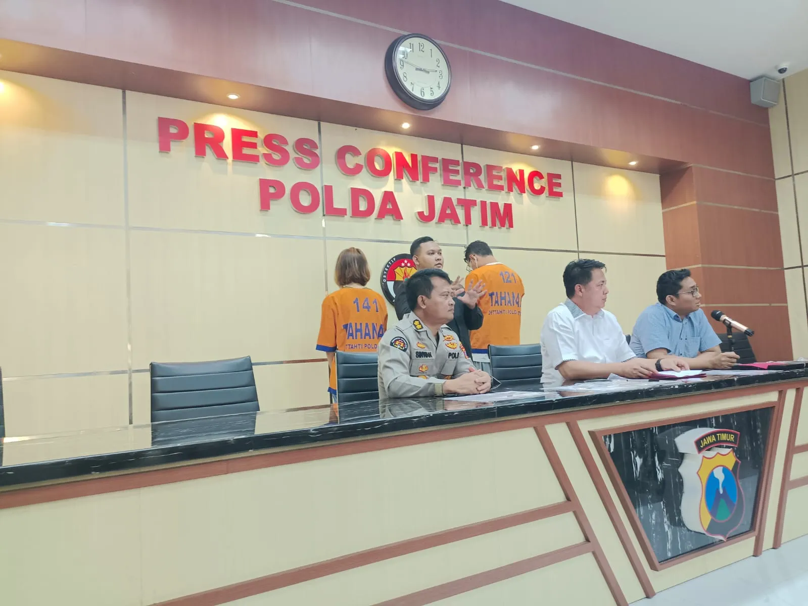 Diskrimsus Polda Jatim Bekuk Pelaku Kebaya Merah Di Surabaya