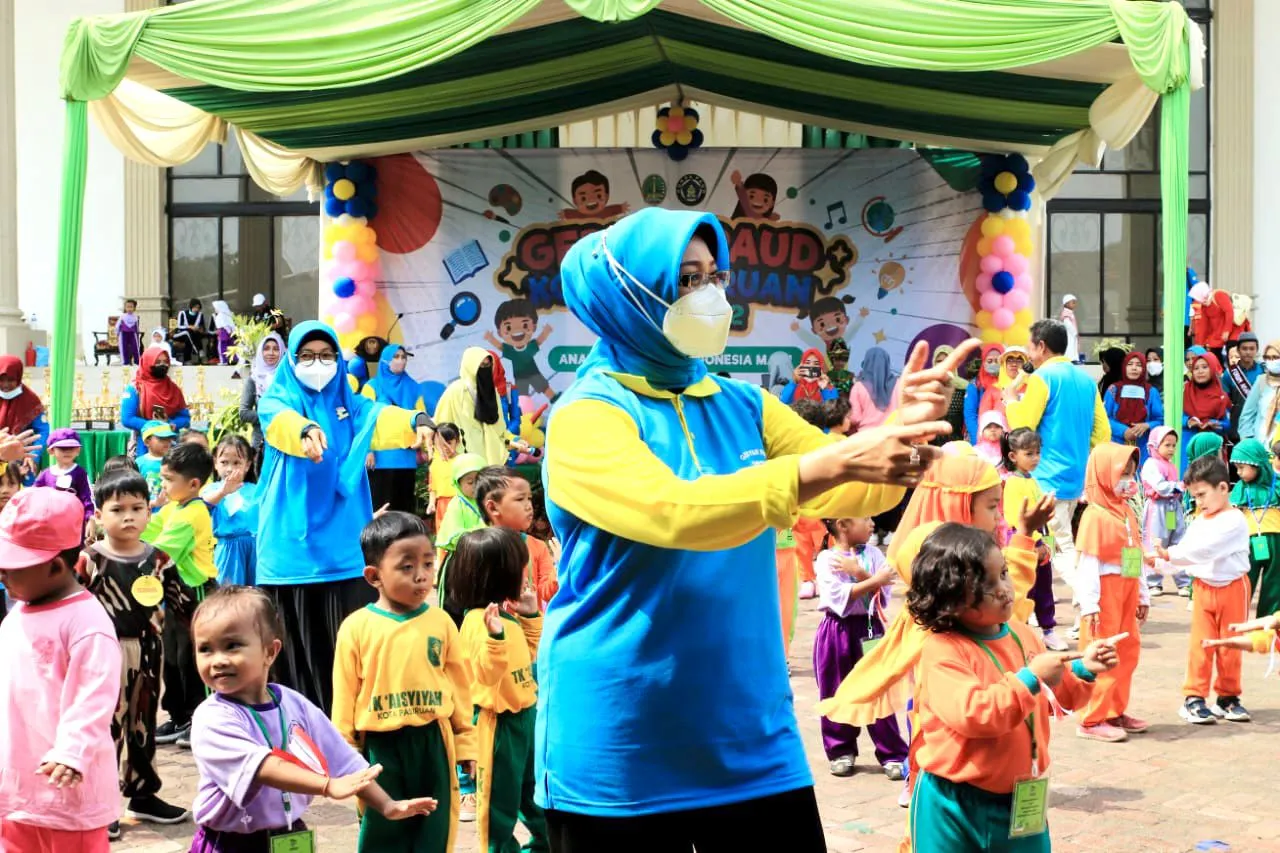 Semaraknya Gebyar Paud 2022 Bersama Fatma Bunda Paud Kota Pasuruan