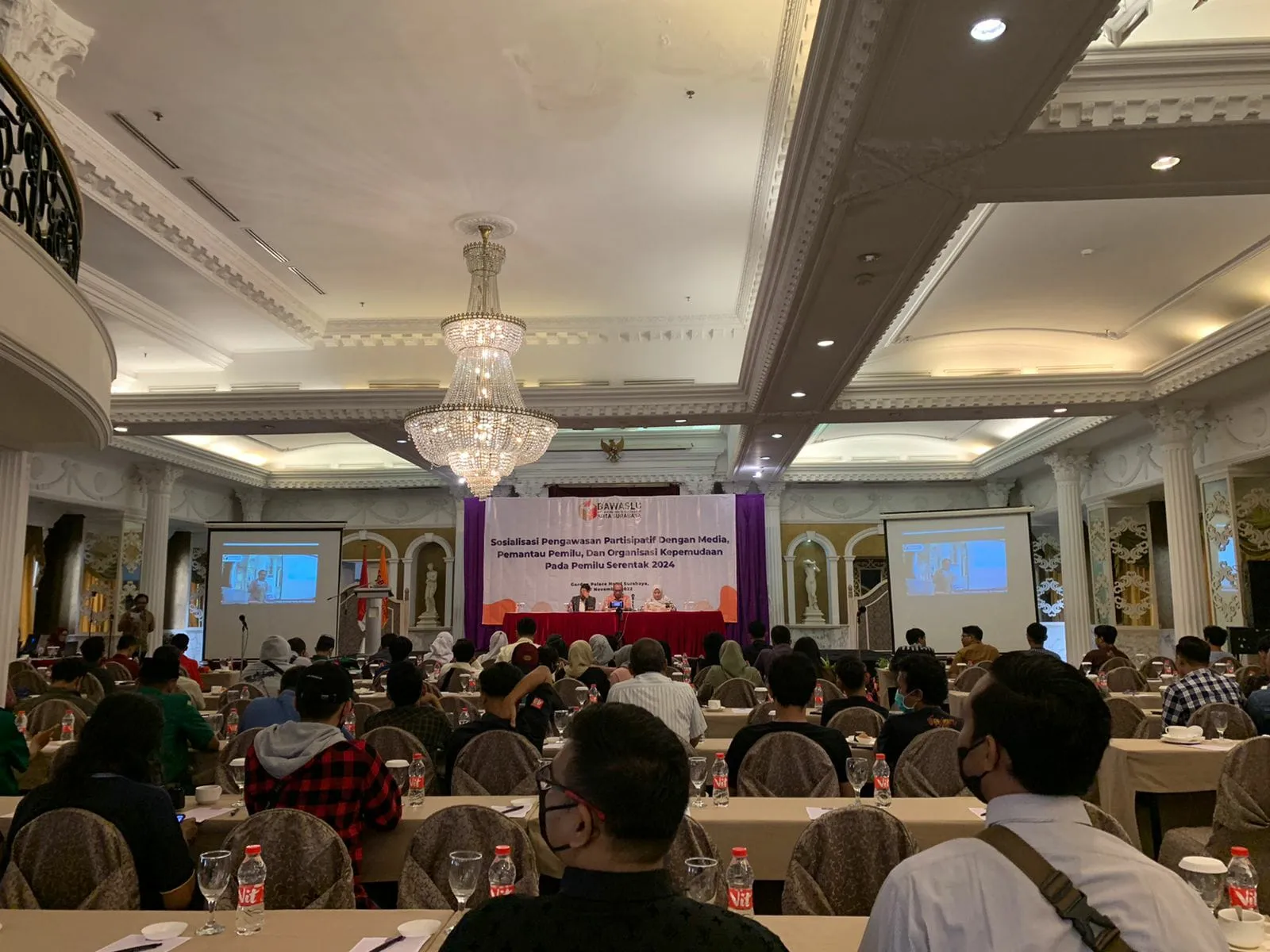 Bawaslu Surabaya Ajak Media dan Pemuda Pengawasan Partisipatif di Pemilu 2024 akan datang