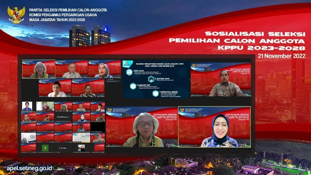 Pendaftaran Calon anggota KPPU periode 2023 - 2028 Masih Dibuka Hingga 25 November 2022