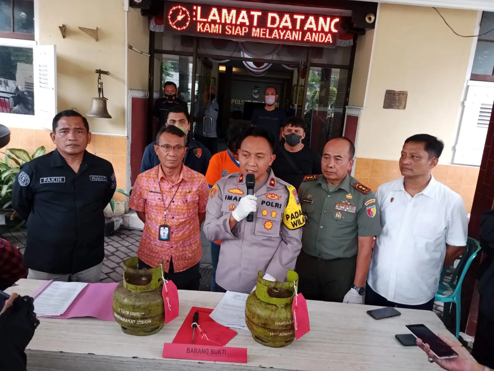Camat Tegalsari Apresiasi Kerja Kapolsek Tegalsari Tangkap Pelaku Kasus Pencurian
