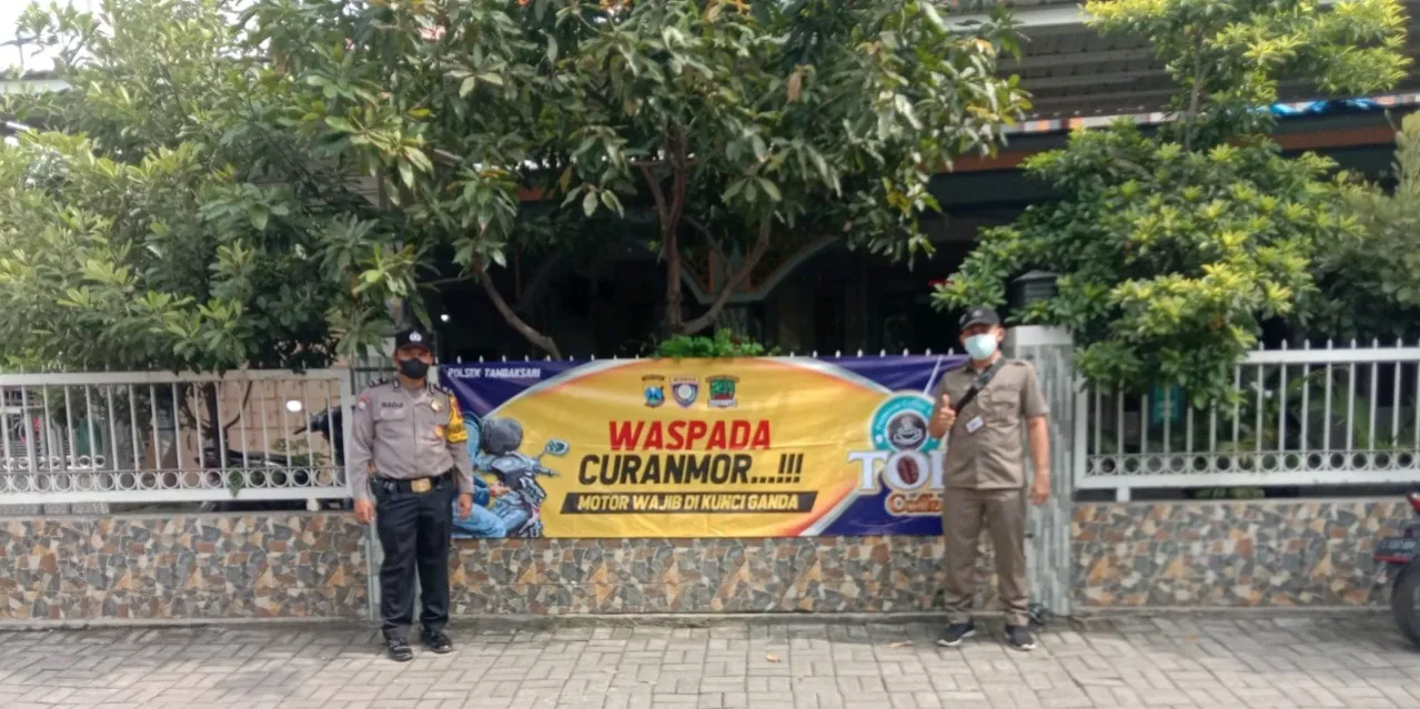 Kapolsek Tambaksari Imbuan Untuk Masyarakat Waspada Pencurian Motor