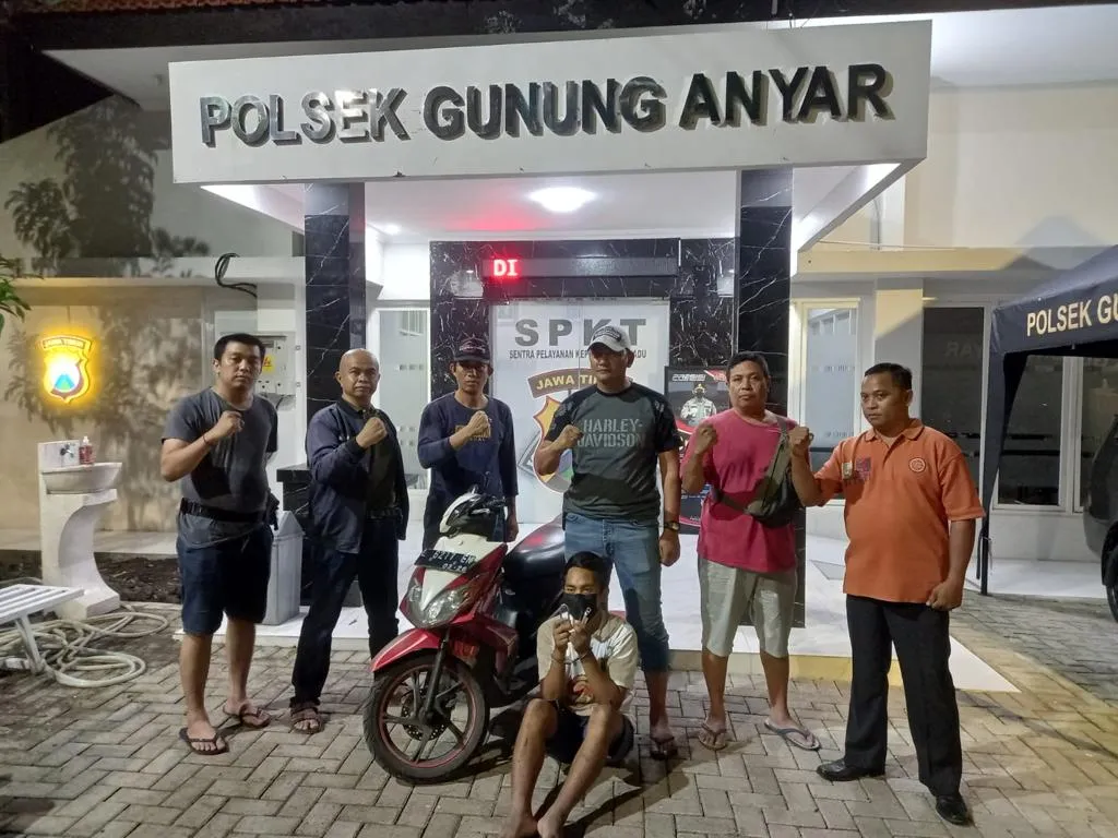 Unit Reskrim Polsek Gunung Anyar berhasil ungakap kasus curanmor