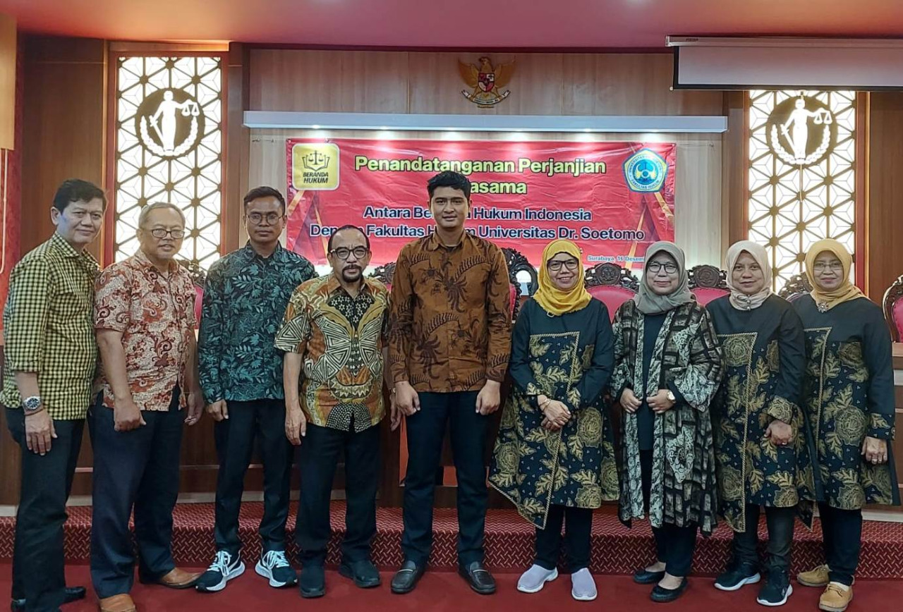 Kuatkan Pemahaman Hukum dan Kenotariatan FH Unitomo Teken MoU dengan Beranda Hukum Indonesia
